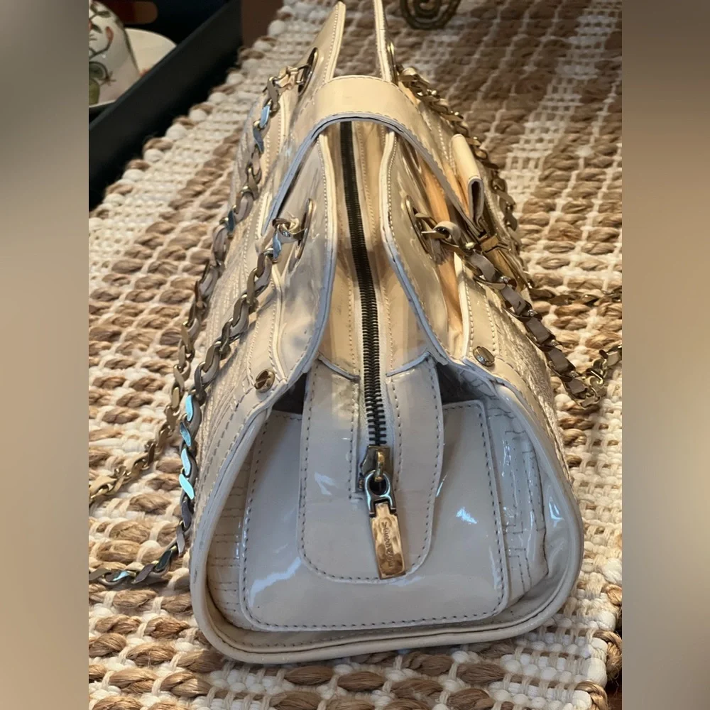 Authentic Gianni Versace Bag. Patent Leather. Made in Italy - Picture 3 of 15